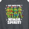 Women's - Teenage Mutant Ninja Turtles - Get Into The Ninja Spirit Graphic Racerback Tank - 2 of 4