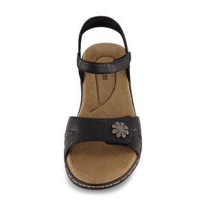 CUSHIONAIRE Bloom Comfortable Dressy Womens Sandals with Arch Support, Adjustable Straps, and Memory Foam Footbed - 1 of 4