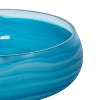 Beachcombers Blue Frosted Glass Decorative Bowl - 3 of 3