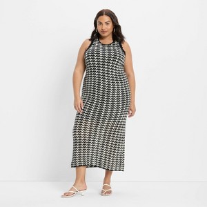 Women's Open Back Maxi Sweater Dress - Future Collective - 1 of 3