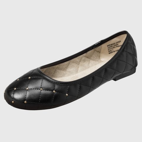 Обувь Alpine Swiss Petunia Womens Classic Ballet Flats Embellished Dressy Flat Shoes Black 9 M US