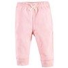 Touched by Nature Baby and Toddler Girl Organic Cotton Pants, Flutter Garden - 4 of 4