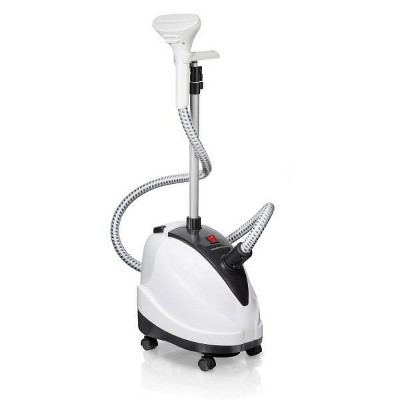 Hamilton Beach Full Size Garment Steamer: 1500W Clothing Steamer with Detachable Water Tank & Fabric Brush, 90 Min Steam Time