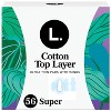 L . Ultra Thin Menstrual Pads - Super - 56ct - 2 of 4