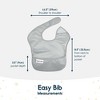 Tiny Twinkle Mess-Proof and Waterproof Baby Food Bib for Boys or Girls, Machine Washable and BPA-Free w/Adjustable Closure - 3 of 4