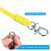 Unique Bargains Braided Wrist Polyester Wallets ID Card Lanyard with Hook 3 Pcs - 4 of 4