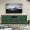 Festivo 72" TV Stand for TVs up to 75" with Hidden Drawer Green - 4 of 4