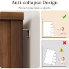 Dresser for Bedroom with 5 Drawers, 48" White Tall Chest of Drawers, Wooden Closet Dresser with Storage Cabinet, Dresser Organizer with Handles - 4 of 4