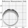 Slickblue Men's Classic Stainless Steel CZ Ring – Smooth Finish, Lightweight, Everyday Wear, size 7-13 - 2 of 4