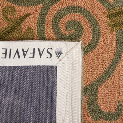 Chelsea Hand-Knotted Ivory Floral Wool Area Rug