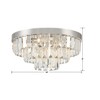 Crystorama Lighting Hayes 8 - Light Flush Mount in  Polished Nickel - 4 of 4