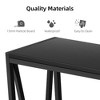 43 Inch Console Table, 2-Tier Narrow Console Sofa Side Table, Premium Entryway Furniture for Hallway Living Room - 4 of 4