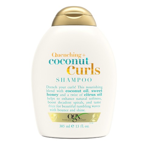 Ogx Quenching+ Coconut Curls Shampoo Curly Hair Shampoo With