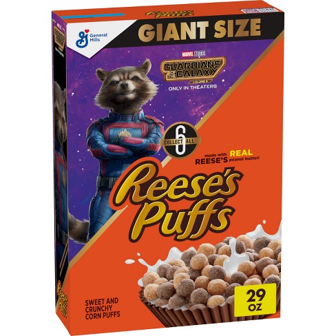Reese's Puffs,Trix,Honey Nut Cheeris