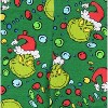 Dr. Seuss How the Grinch Stole Christmas Lights Matching Family Pajama Set - 4 of 4