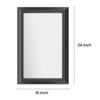 Apmir High-Strength Tempered Glass and Aluminum Alloy Framed French Cleat Mounted Wall Decor Mirror in matte black with 5-Year Warranty - 3 of 4