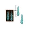 Unscented Tree Shaped Taper Candles, Boxed Set Of 2 - 2 of 3