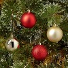 50ct Shatter-Resistant Round Christmas Tree Ornament Set - Wondershop™ - 2 of 3