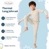 City Threads Boys USA-Made Soft & Cozy Thermal Long Johns 2-Piece Set - Warm Base Layer & Loungewear - 2 of 4