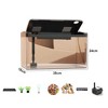 Aquarium Fish Tank Starter Kit, Fish Tank, Mini Desktop Rectangular Fish Tank With Filter And Oxygen Supply Tabletop Decoration for Snails, Guppy - 2 of 4