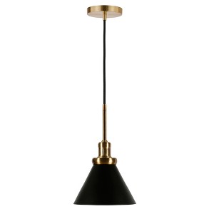 Hudson and Canal 8.5" Wide Pendant with Metal Shade - 1 of 4