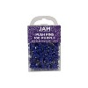 JAM Paper Colored Pushpins Purple Push Pins 2 Packs of 100 222419053A - 2 of 3