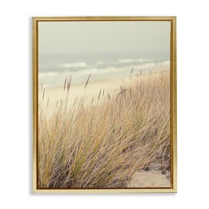 Stupell Industries Beach Dreams Sea Grass Floating Frame Canvas Art - 1 of 4