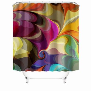 Elements Of Chaos Shower Curtains for Bathroom Waterproof Fabric Bath Curtain Durable Soft Stylish Bathroom Decor 72x72 Inch - 1 of 1
