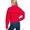 I am a Fashion Junky Zenana Ribbed Collared Zip Up Sweater Cardigan - 4 of 4