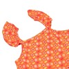 Strap Dress - Indian Flora Orange-Orange-5-6 years - 4 of 4