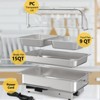 Electric Chafing Dish Buffet Set with Temperature Control, 9QT Roll Top Stainless Steel Food Servers  Pan for Parties Catering and Weddings - 4 of 4