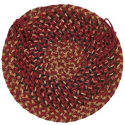 Colonial Mills Midnight - Burnt Brick Chair Pad, 1 Pc