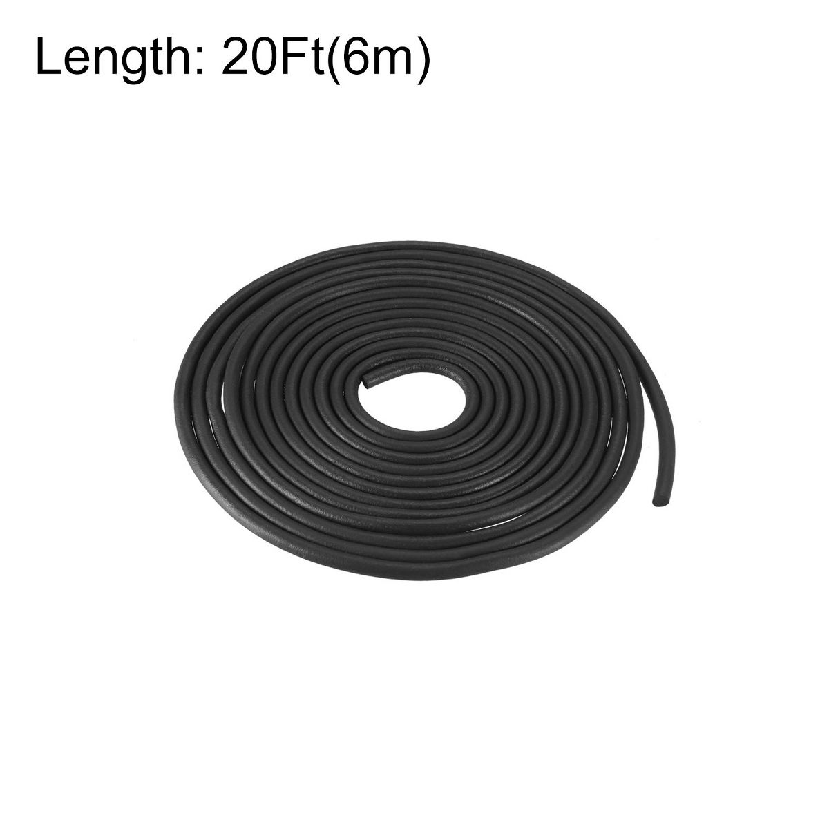 Unique Bargains Solid Foam Rubber Round Soundproof DIY Weather Seal Strips - thumbnail 3