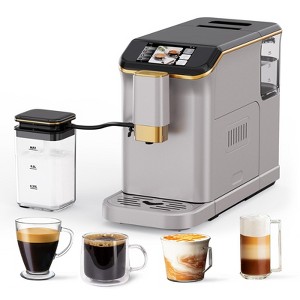 20Bar Espresso Machine - Fully Automatic Coffee Machine with Built-in Grinder and Milk Frother, 1.5L Removable Water Tank with TFT Touchscreen - 1 of 4