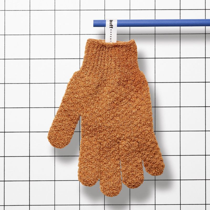 Buff Experts SRSLY Buffed In-Shower Exfoliating Gloves, 3 of 6