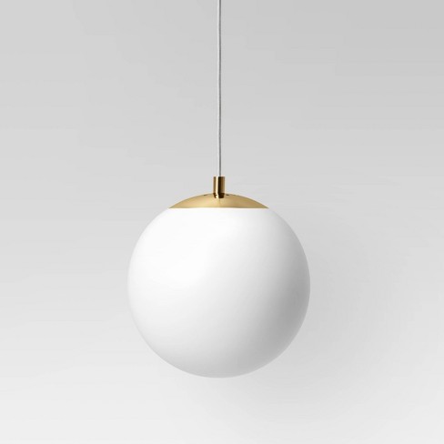 Globe Pendant White Project 62 Target, White Globe Lamp Shade