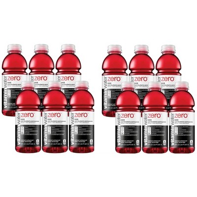 Vitamin Water Zero, Acai-Blueberry-Pomegranate - Xxx, 20Oz Bottle (Pack of 6, Total Of 120 Oz) (2-Pack)- Gia Vi Pho Bac 12 Pack