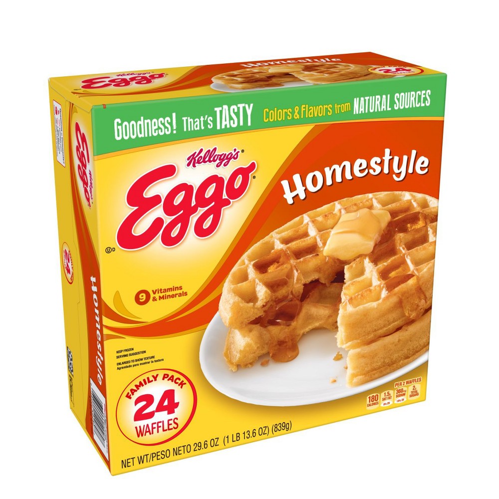 UPC 038000402807 Kellogg's Eggo Waffles Homestyle 24 ct