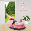 Toddlers Bumper Car, 6V Ride On Bumper Car, Electric Ride On Toy Car, Electric Bumper Car with 2 Speeds, Dual 15W Motors, 360° Spin - 3 of 4