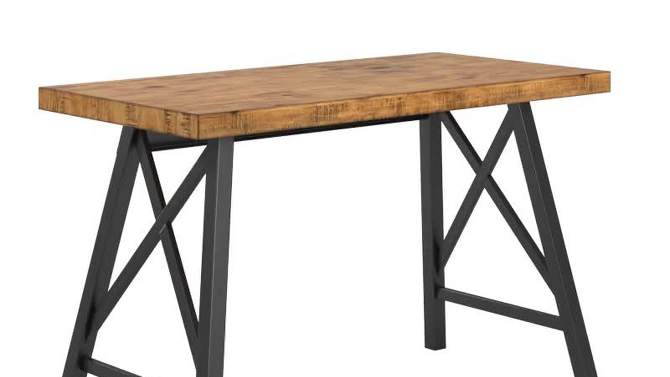 Newsome Rustic X Base Desk - Inspire Q, 2 of 12, play video