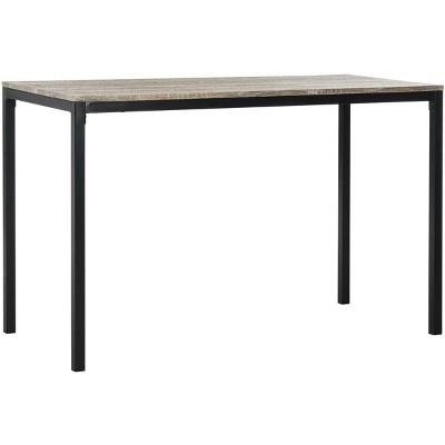 Janison 47" Black and Brown Wood Home Office Desk