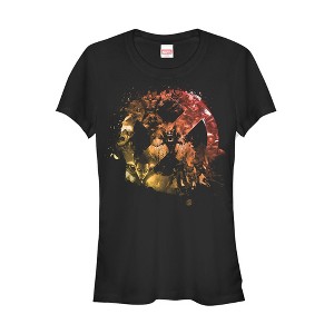 Juniors Womens Marvel X-Men Collage Logo T-Shirt - 1 of 3