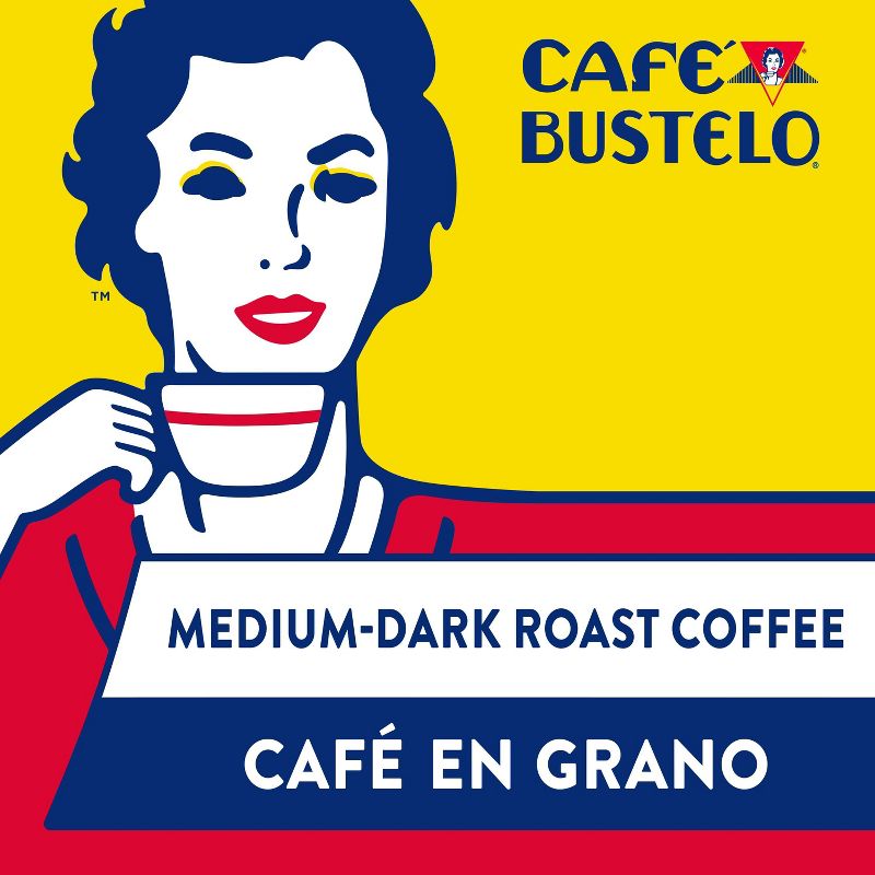 Cafe Bustelo Espresso Style Whole Bean Dark Roast Coffee - 16oz, 6 of 9