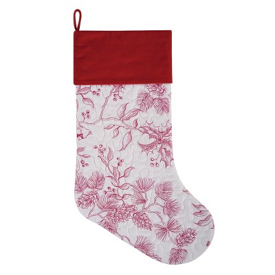 C&F Home Evergreen Toile Stocking