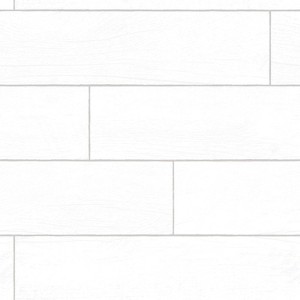 Tempaper & Co.® Wood Planks Removable Peel and Stick Wallpaper, Shiplap White, 28 sq ft: Kitchen Adhesive, Washable - 1 of 4
