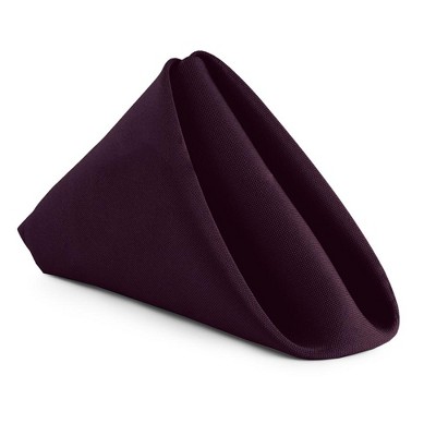 Gee Di Moda Cloth Napkins - 17 x 17 Inch - Heavy Duty Washable Polyester - Set of 12