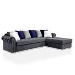 Garold Glam Button Tufted Sectional Sofa - HOMES: Inside + Out