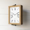 VIP Wood 23 in. White Double Sided Clock with Bracket - 3 of 4