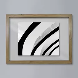 11" x 15" Floated to 8" x 10" Thin Gallery Float Frame Natural - Made By Design™
