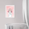 15" x 21" Lovely Unicorn Llama Fantasy and Sci-Fi Framed Art Print - Wynwood Studio: Modern Decor, Digital Art - 3 of 4